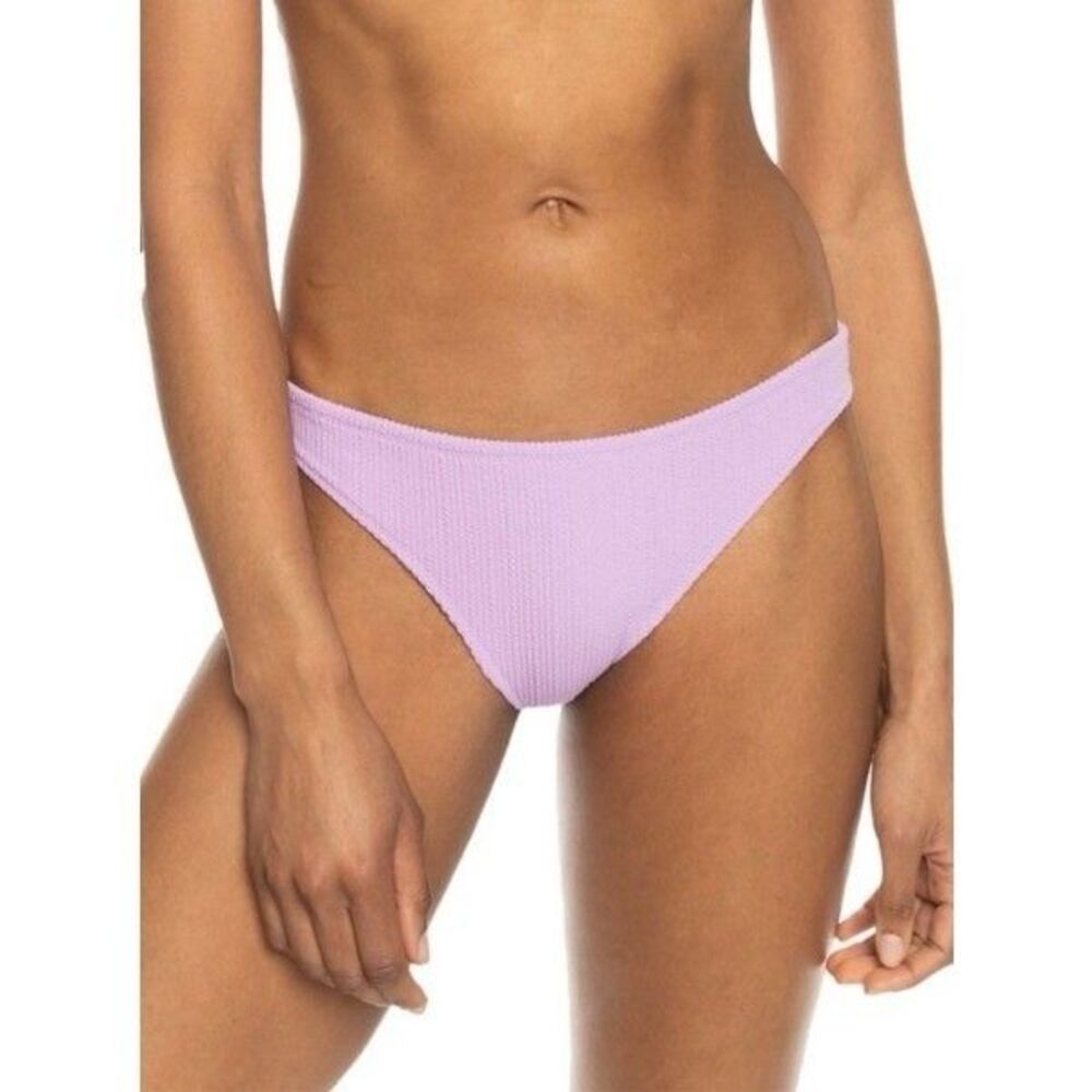 Roxy Aruba Moderate Swim Bottoms Size Large Crocus Petal NWT